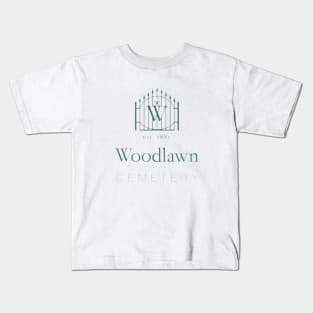Woodlawn Cemetery Kids T-Shirt